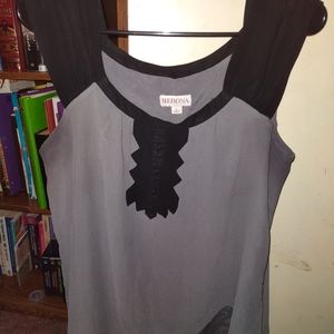 Merona Women's Sleeveless Blouse Large